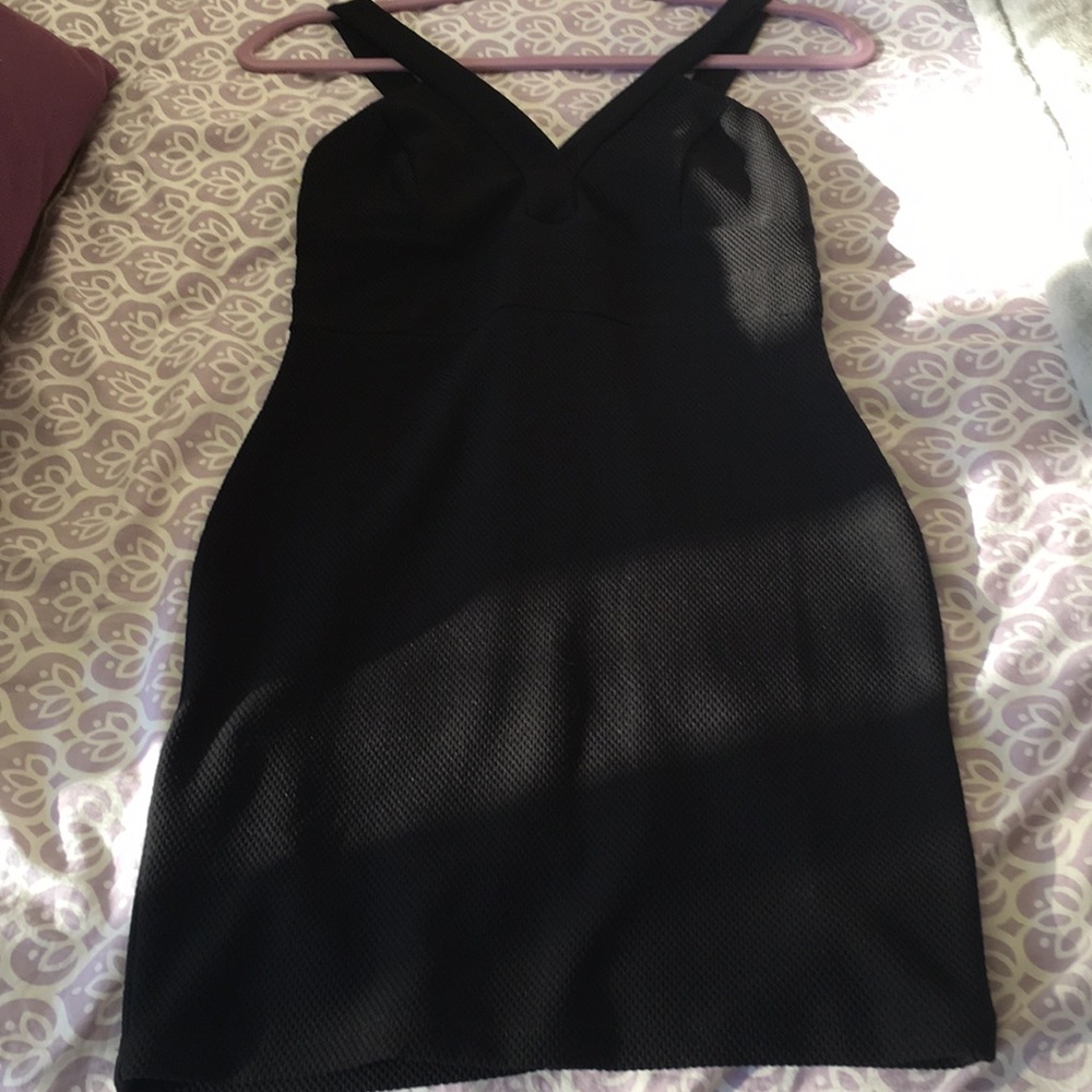 Black forever 21 tight formal dress